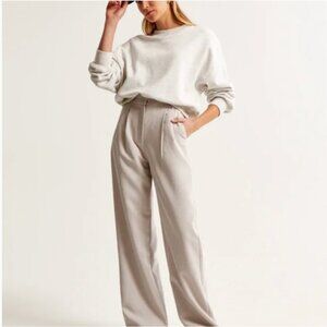 A&F Sloane Tailored Wide Leg Pant | 27 Long